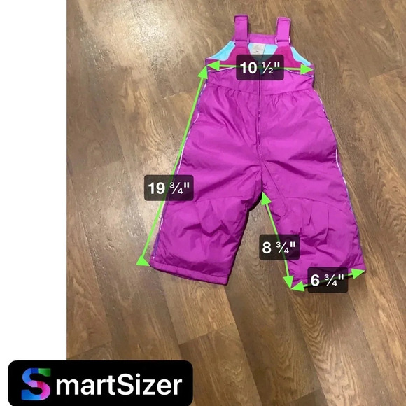 ZeroXposur Girl’s 18 Months Galaxy Winter Puffer Jacket Matching Snow Bib Set - Picture 10 of 11
